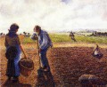 Bauern in dem Feld eragny 1890 Camille Pissarro
